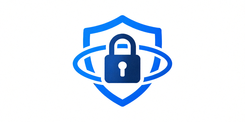 자물쇠와 실드 아이콘으로 상징되는 개인정보 보호 및 온라인 안전 개념 이미지